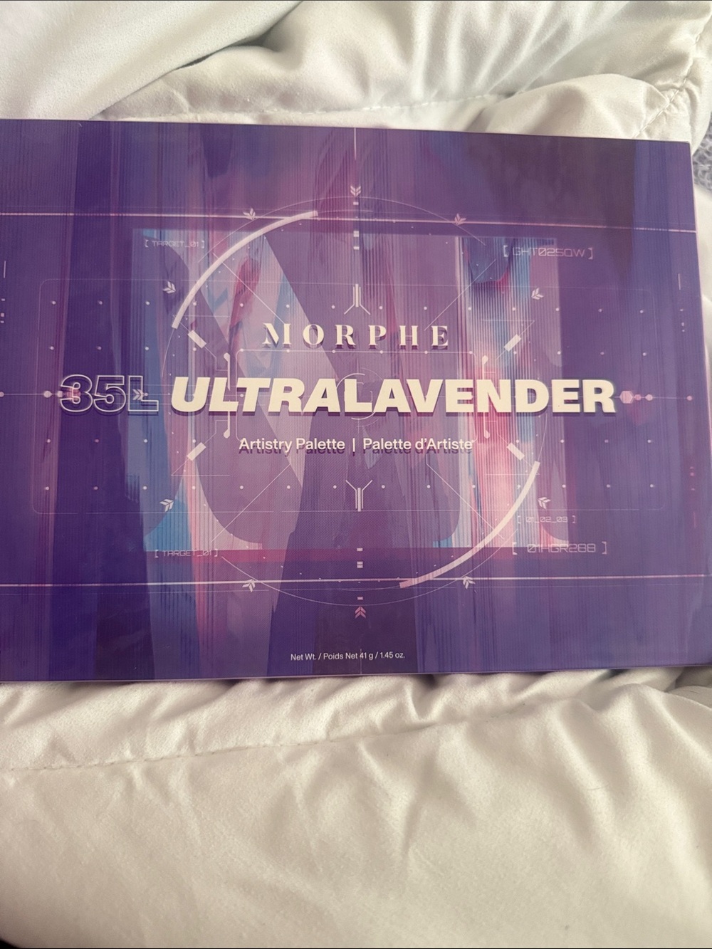 Morphe Ultralavender Eyeshadow Palette - Lavender Purple
